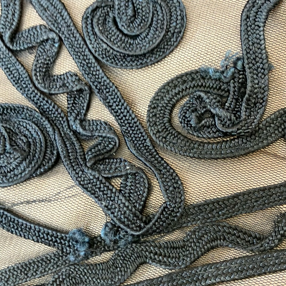 Cache Black Swirl Backless Dress - Picture 6 of 6